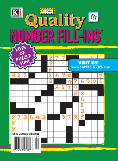Quality Number Fill Ins